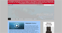 Desktop Screenshot of pegasusthruster.com
